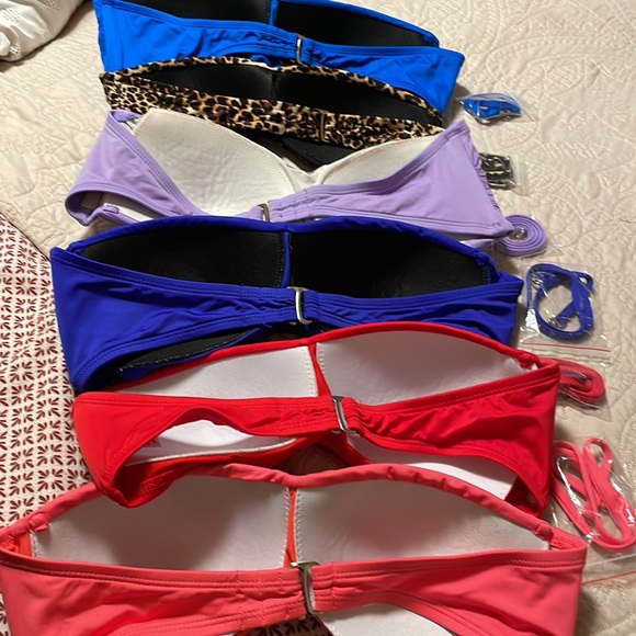 Who is ready for summer!  🏝☀️🕶bikini tops for sale!!$20 for all!!!!!! 🤩 - Picture 2 of 2